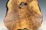 Maple burl #41-94 (9.5" wide x 2.5" high $95) VIEW 1