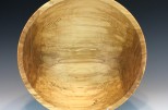 Spalted white birch #612 (12.25" wide x 5.25" high $180) VIEW 3